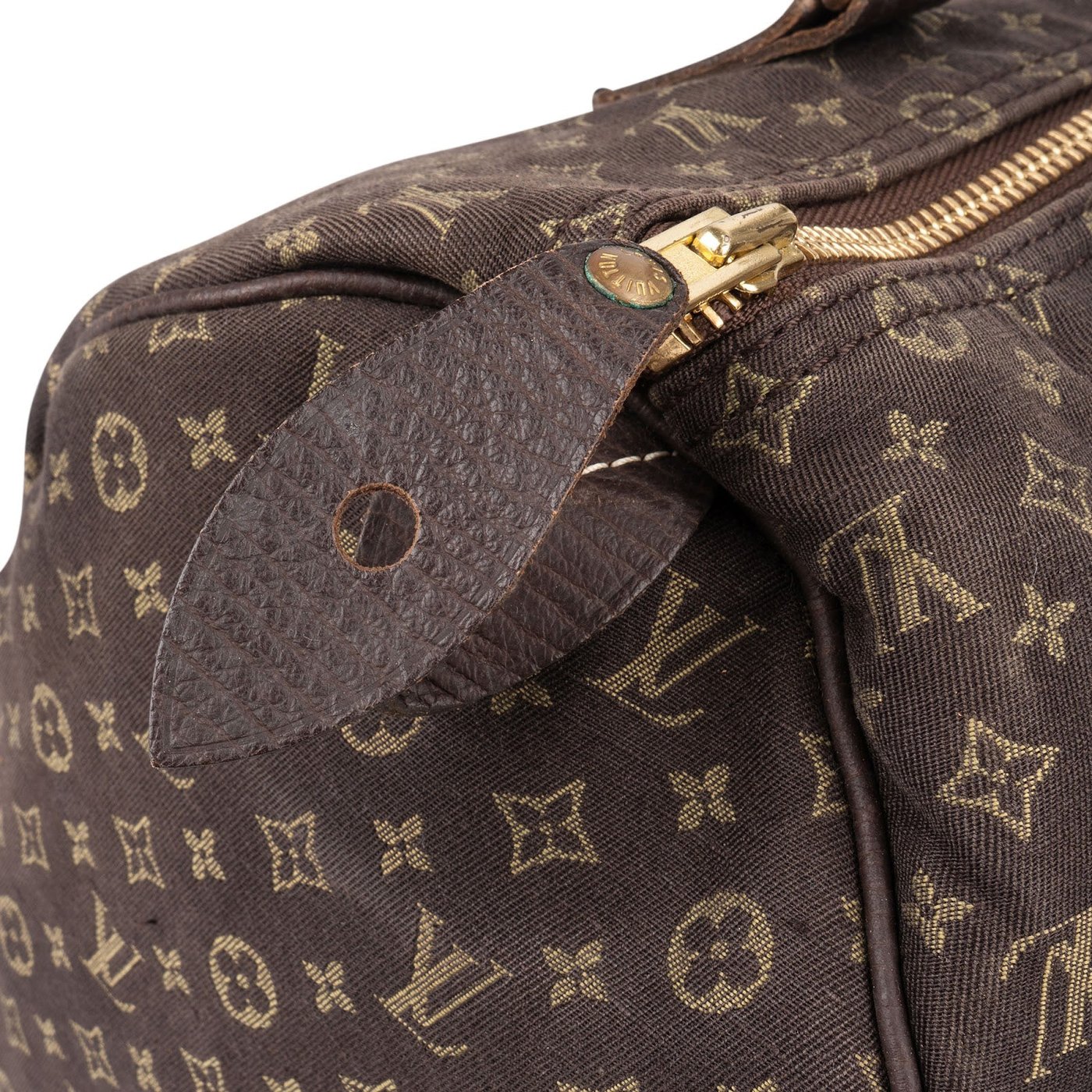 Louis Vuitton Monogram Mini Lin Speedy 30 Handbag