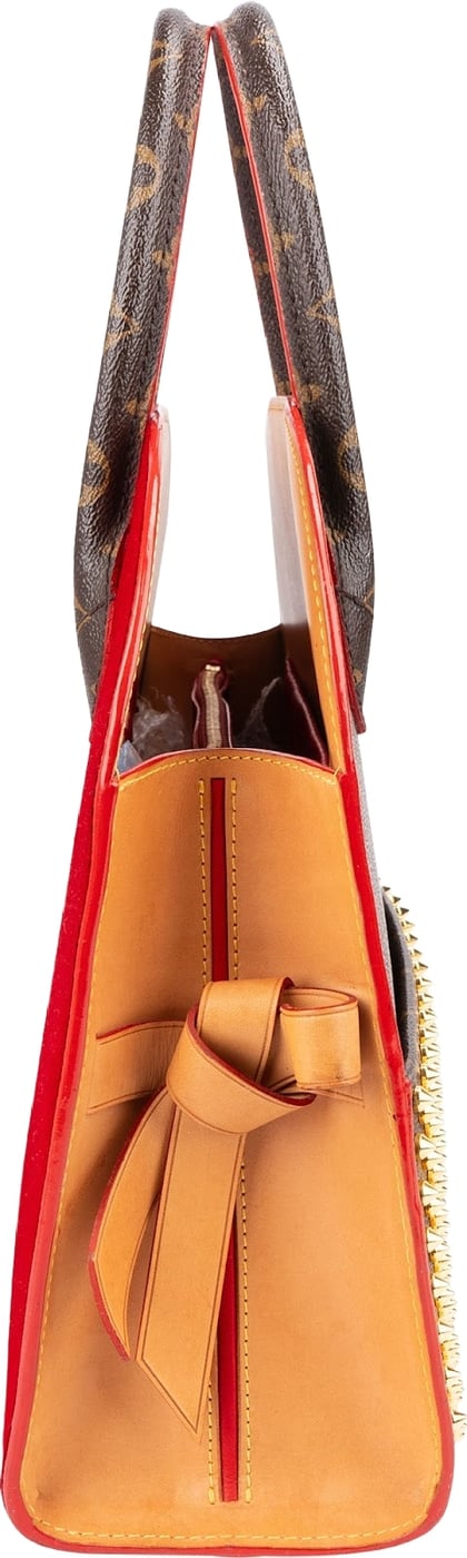 Louis Vuitton Monogram Canvas X Christian Louboutin Studded "Iconoclasts" Handbag
