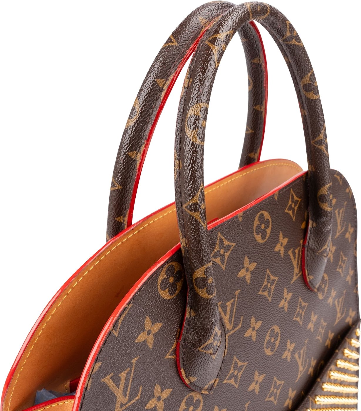 Louis Vuitton Monogram Canvas X Christian Louboutin Studded "Iconoclasts" Handbag