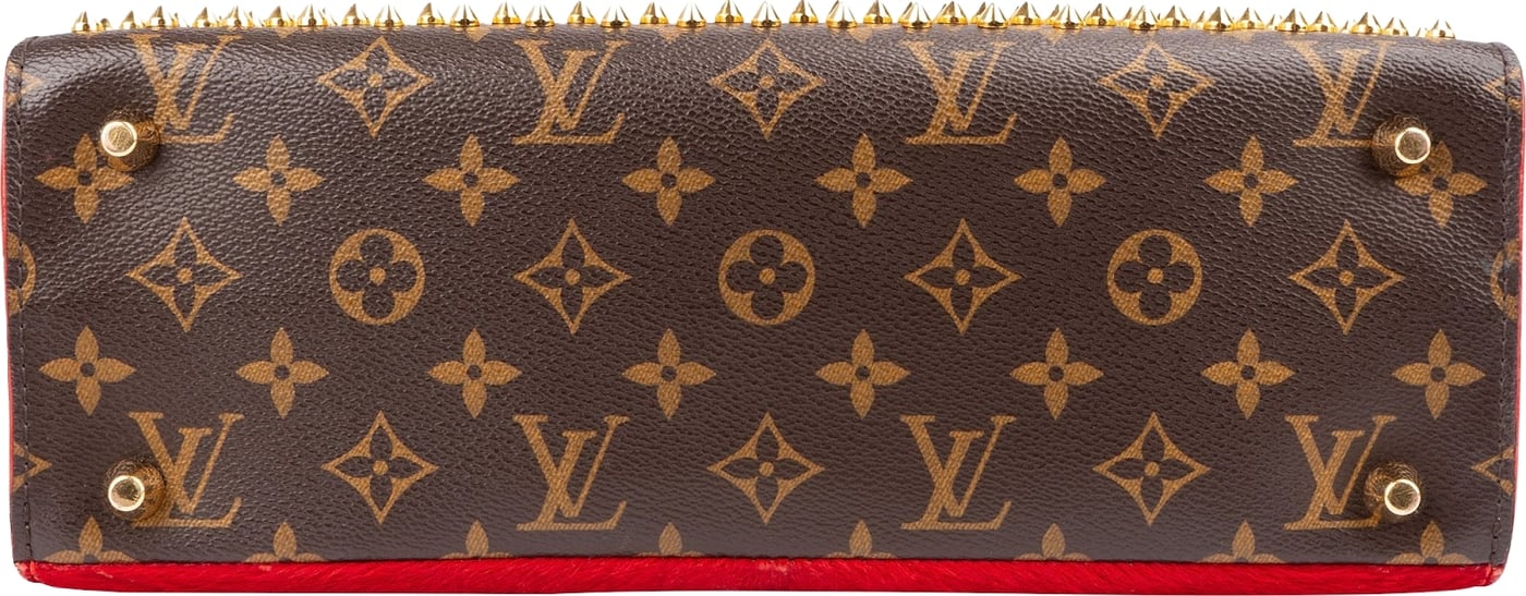 Louis Vuitton Monogram Canvas X Christian Louboutin Studded "Iconoclasts" Handbag
