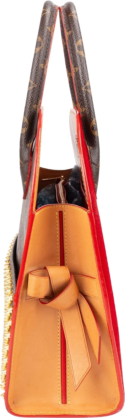 Louis Vuitton Monogram Canvas X Christian Louboutin Studded "Iconoclasts" Handbag