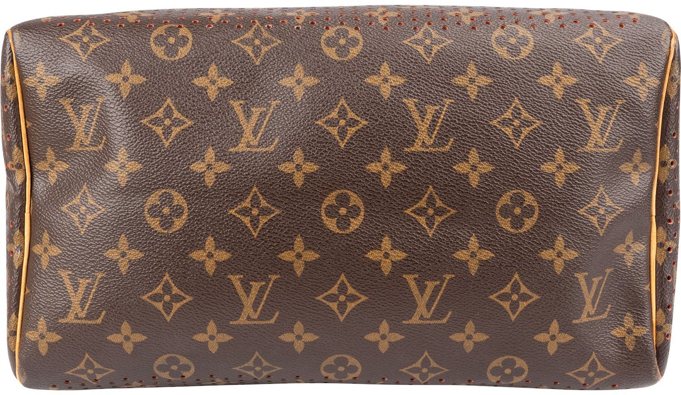 Louis Vuitton Limited Monogram Perforated Canvas Speedy 30 Handbag