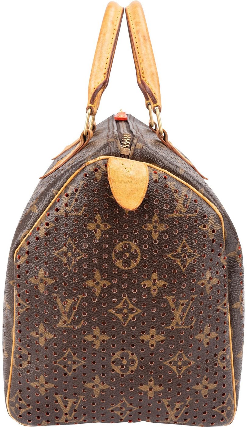 Louis Vuitton Limited Monogram Perforated Canvas Speedy 30 Handbag
