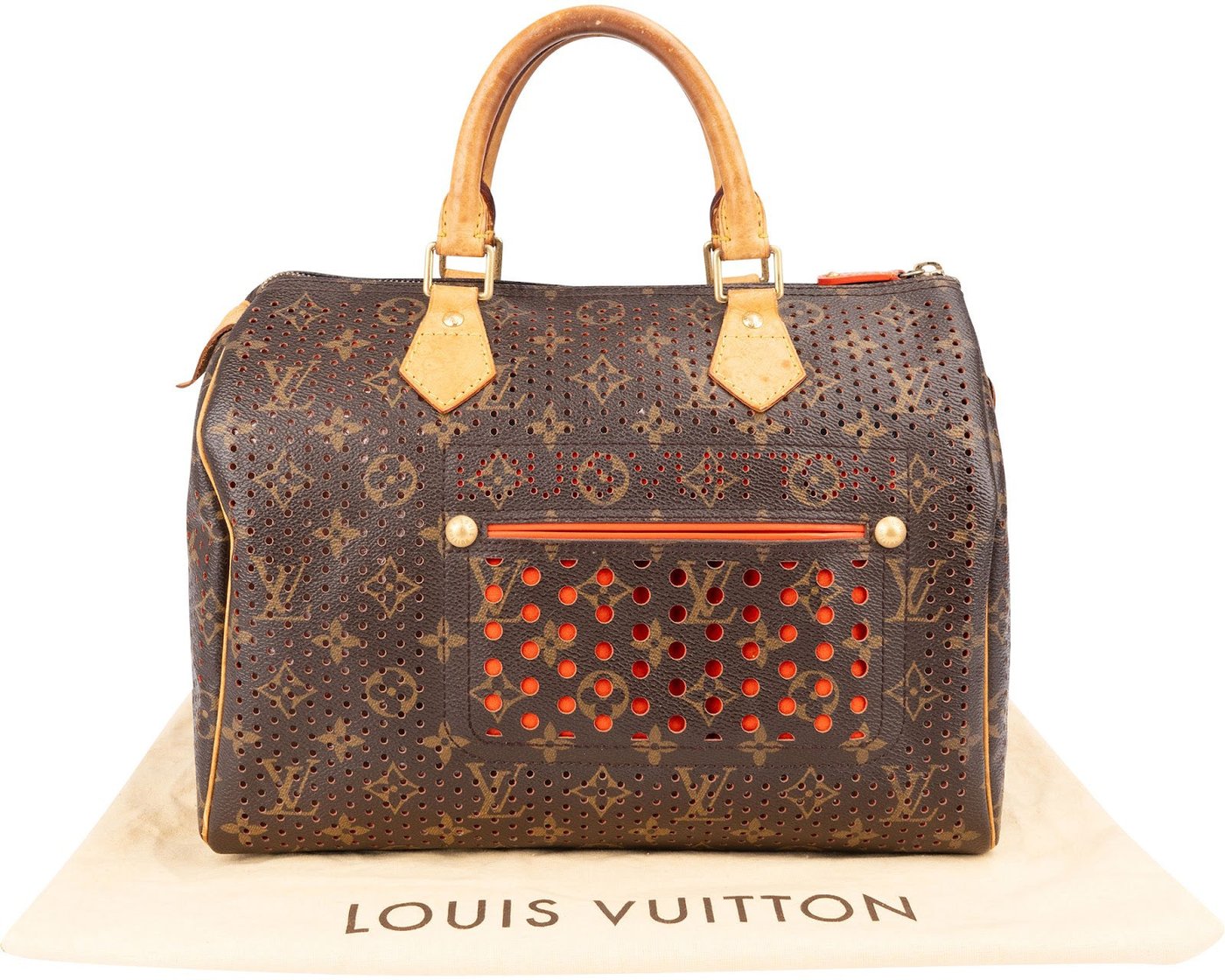 Louis Vuitton Limited Monogram Perforated Canvas Speedy 30 Handbag