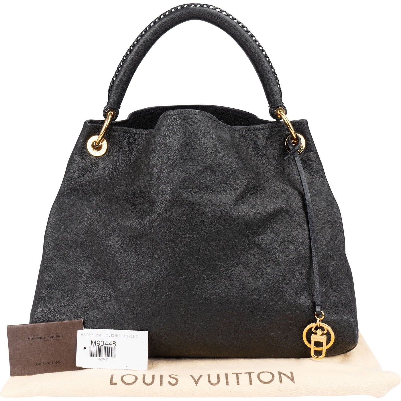 Louis Vuitton Leather Monogram Empreinte Artsy MM Shoulder Bag