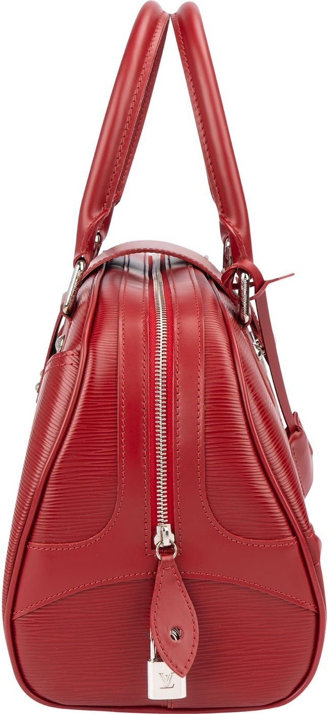 Louis Vuitton Red Epi Leather Montaigne GM Handbag
