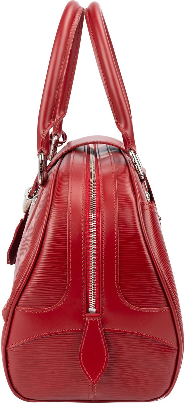 Louis Vuitton Red Epi Leather Montaigne GM Handbag