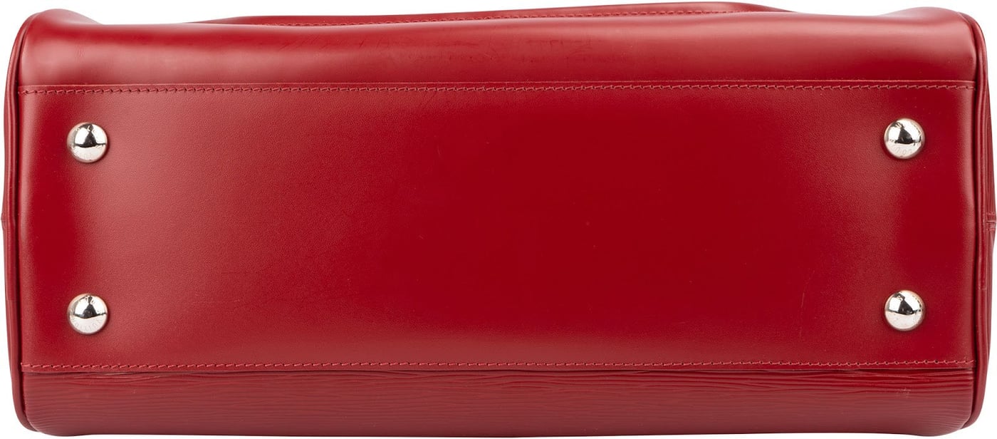 Louis Vuitton Red Epi Leather Montaigne GM Handbag