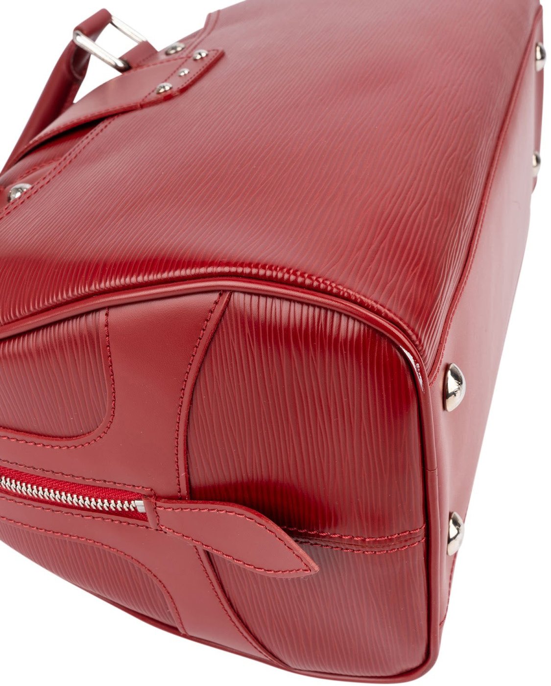 Louis Vuitton Red Epi Leather Montaigne GM Handbag