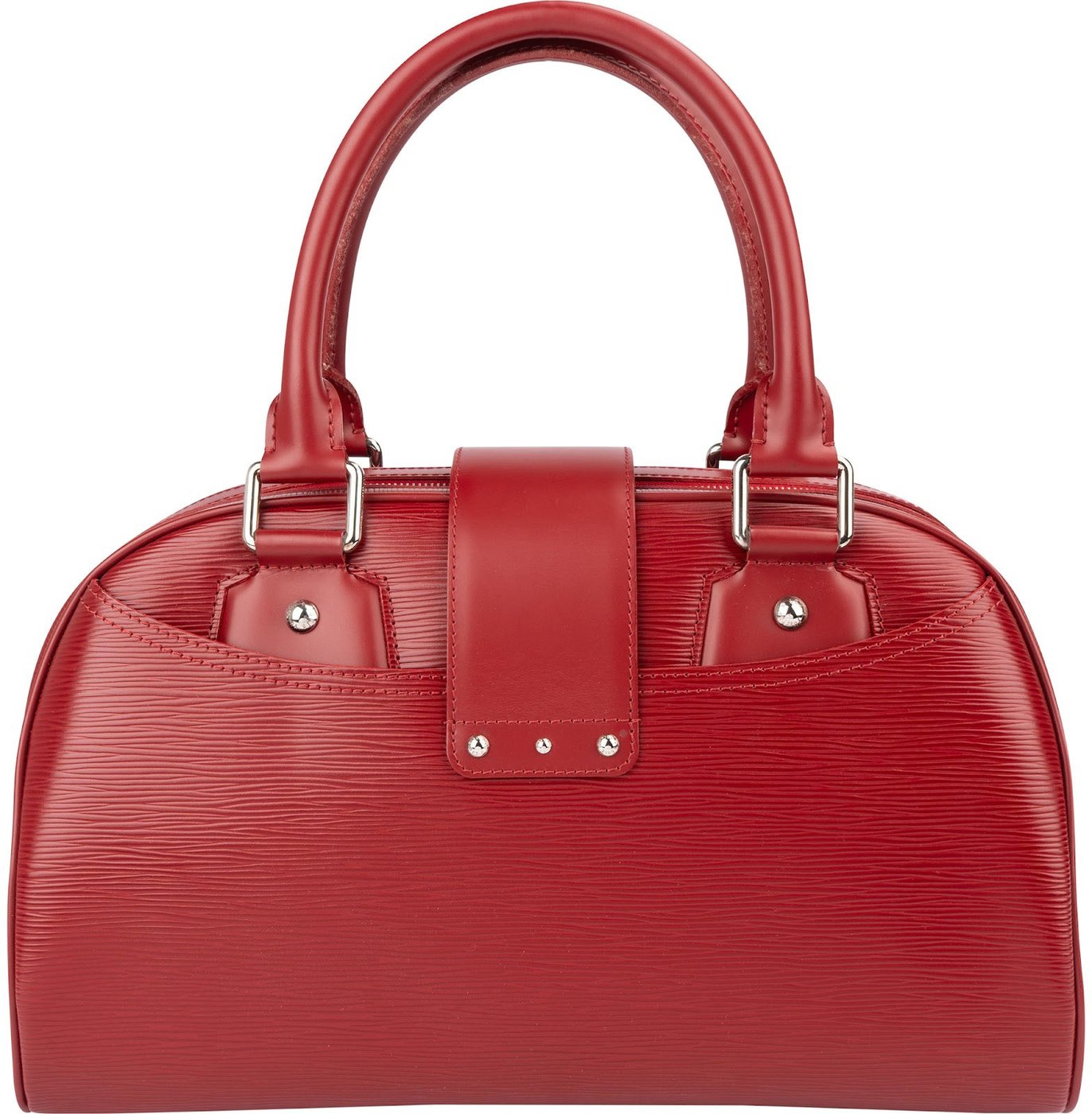 Louis Vuitton Red Epi Leather Montaigne GM Handbag