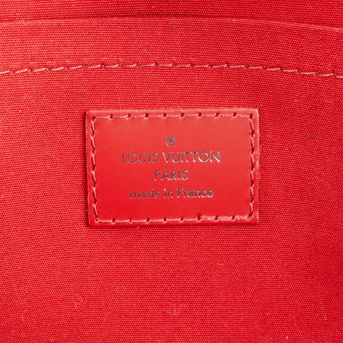 Louis Vuitton Red Epi Leather Montaigne GM Handbag