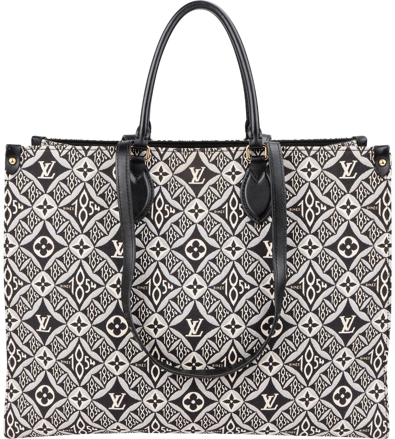Louis Vuitton Canvas Monogram Since 1854 Jacquard OnTheGo GM Shoulder Bag