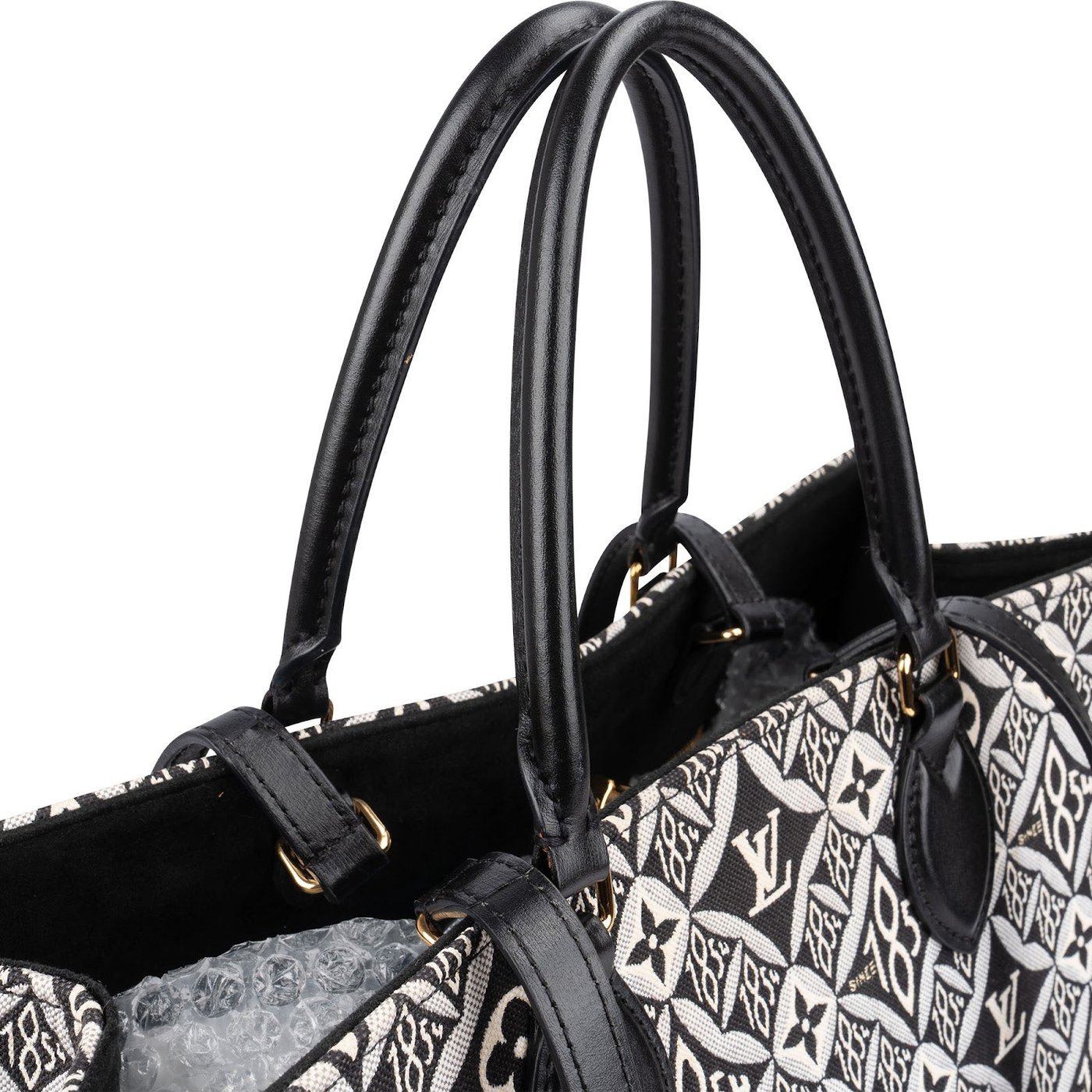 Louis Vuitton Canvas Monogram Since 1854 Jacquard OnTheGo GM Shoulder Bag
