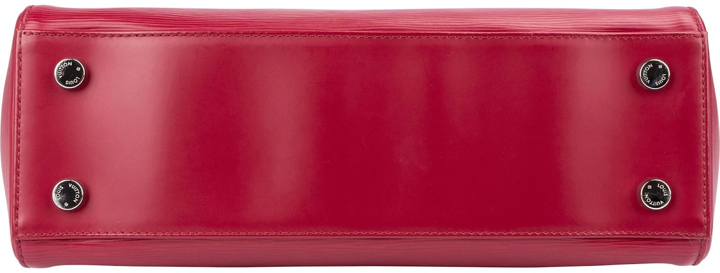 Louis Vuitton Red Epi Leather Brea MM Handbag