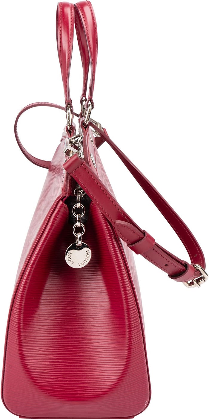 Louis Vuitton Red Epi Leather Brea MM Handbag