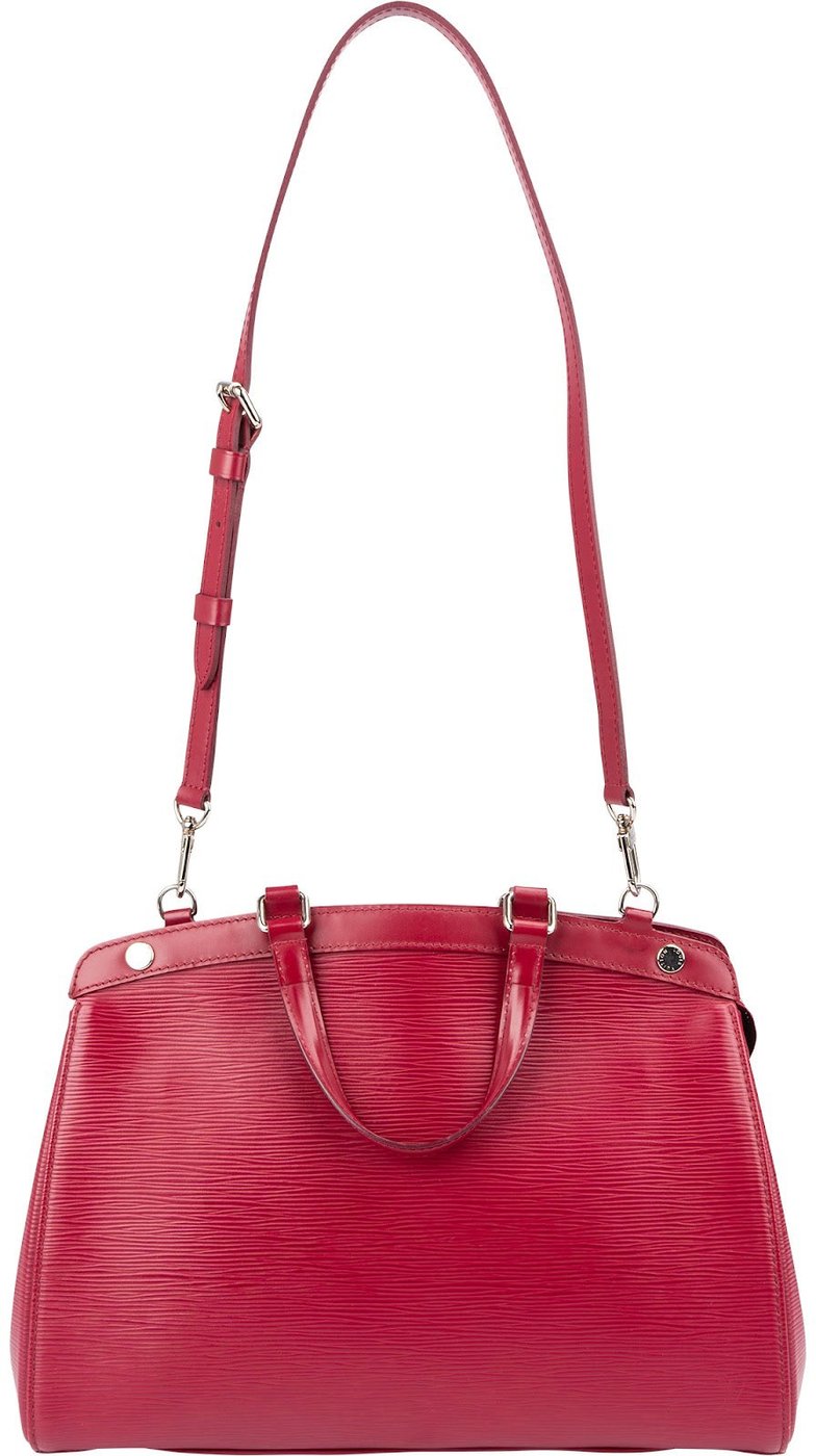 Louis Vuitton Red Epi Leather Brea MM Handbag