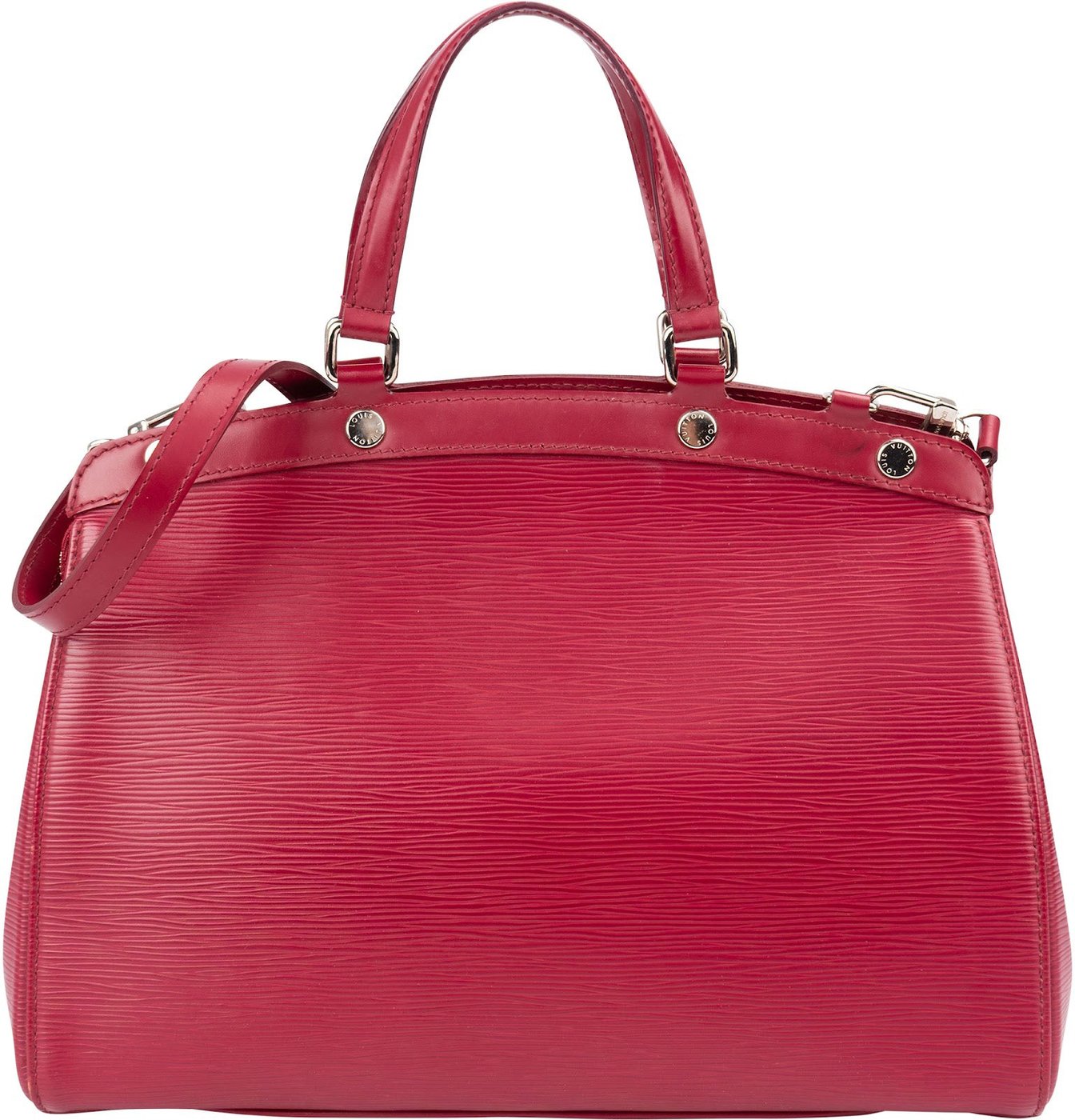 Louis Vuitton Red Epi Leather Brea MM Handbag