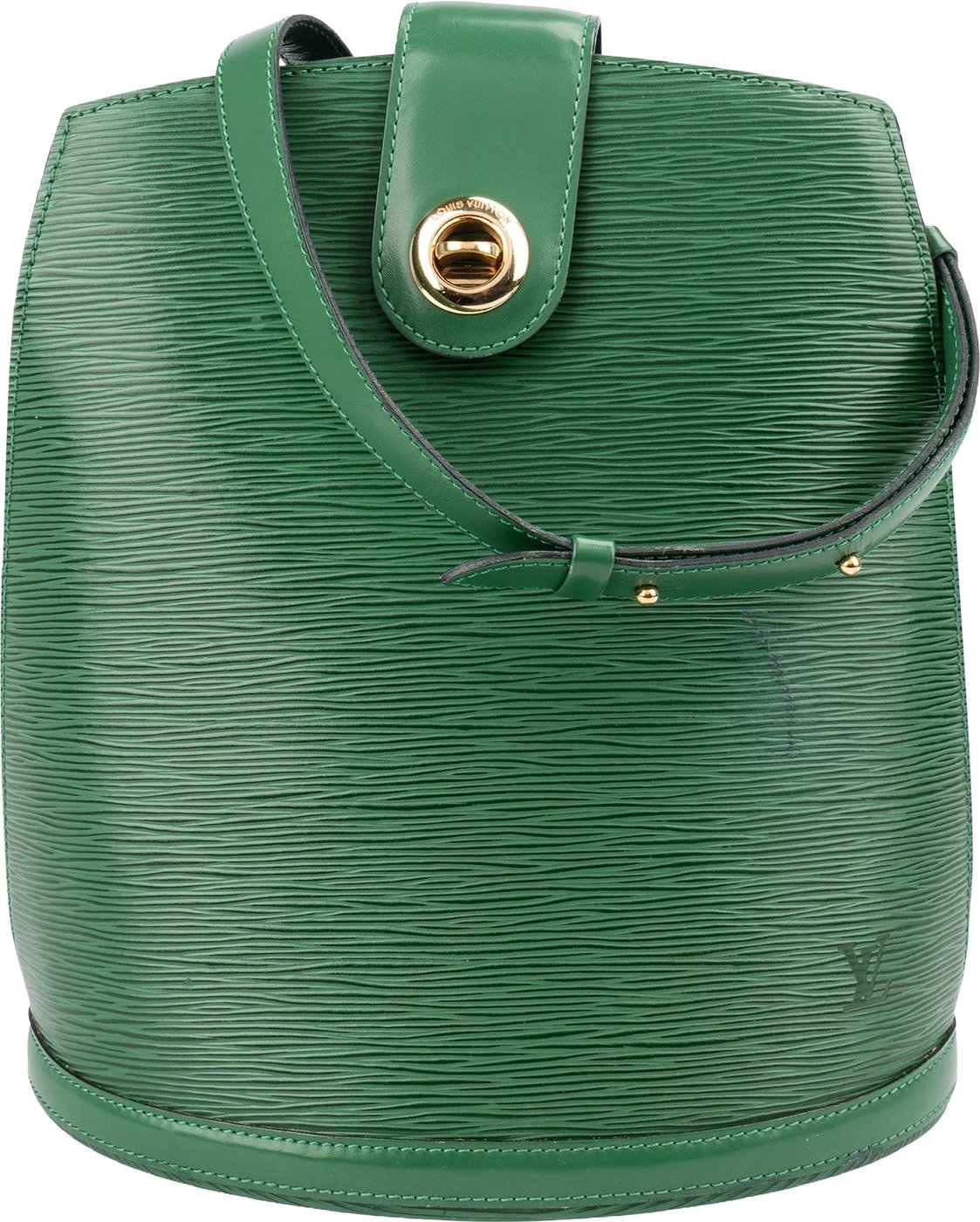 Louis Vuitton Vert Epi Leather Cluny Shoulder Bag