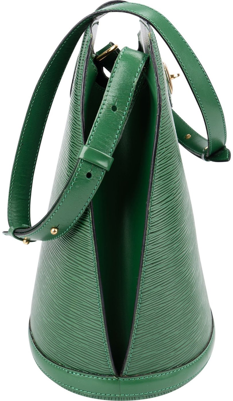 Louis Vuitton Vert Epi Leather Cluny Shoulder Bag