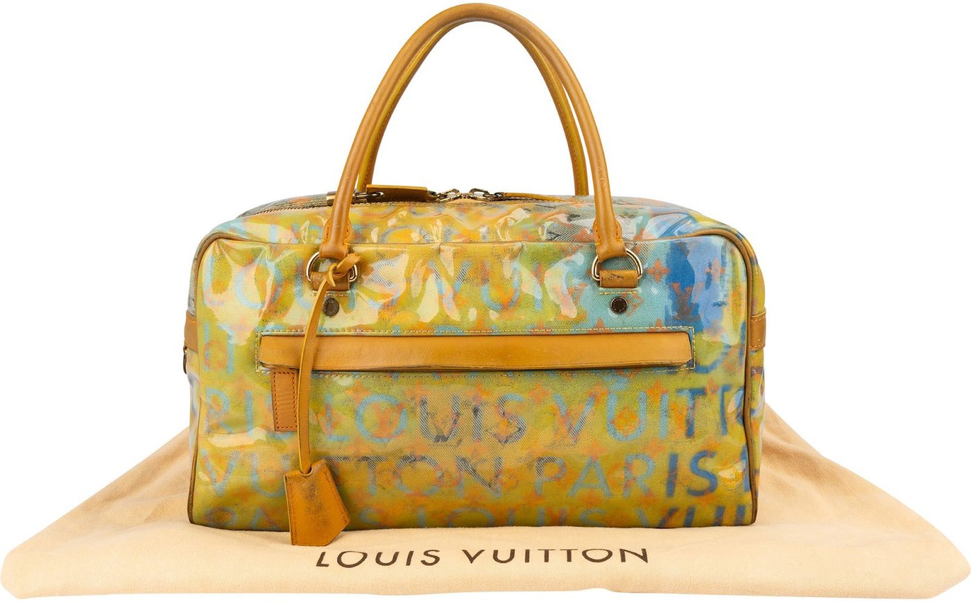 Louis Vuitton Limited Monogram Richard Prince Pulp Defile Weekender PM Handbag