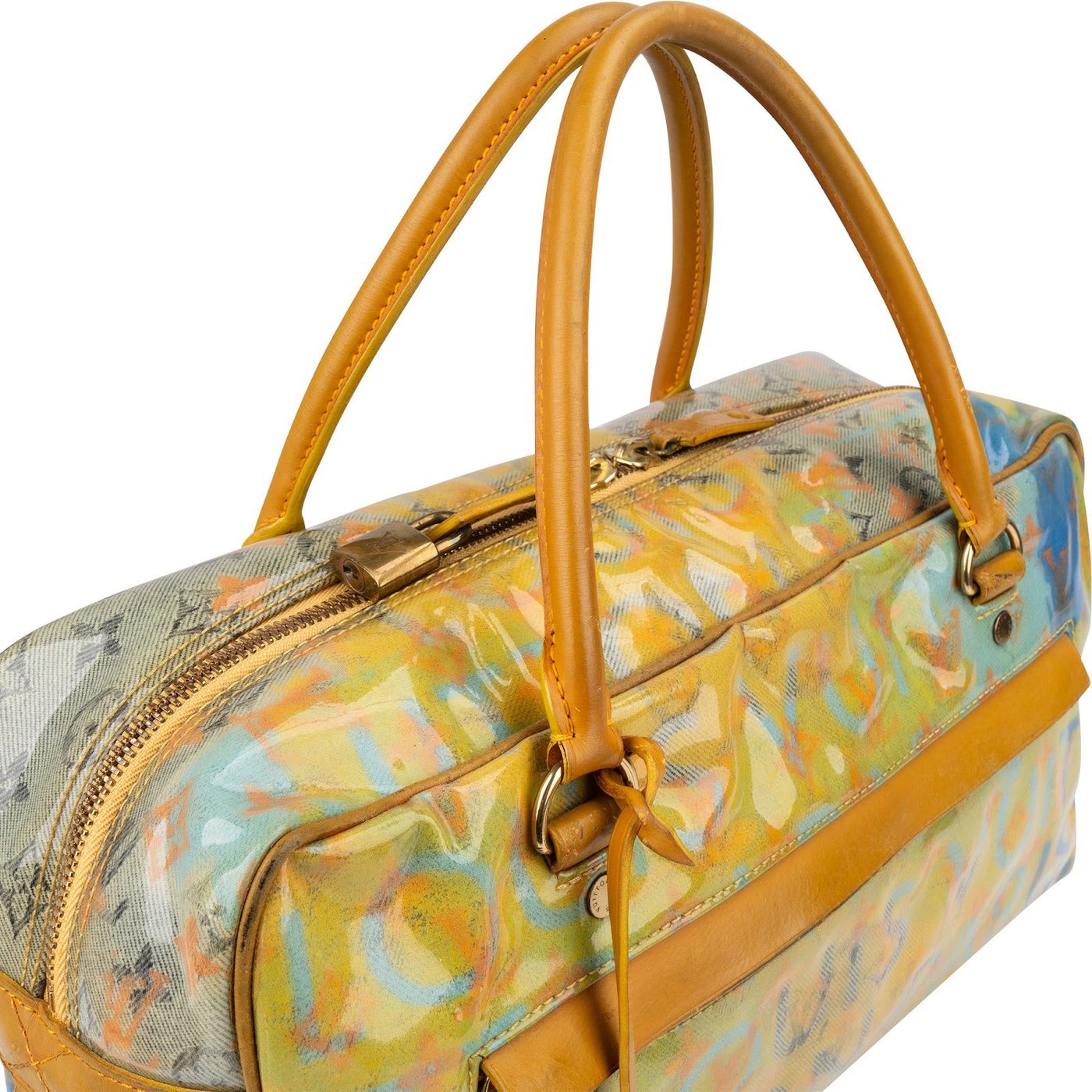 Louis Vuitton Limited Monogram Richard Prince Pulp Defile Weekender PM Handbag