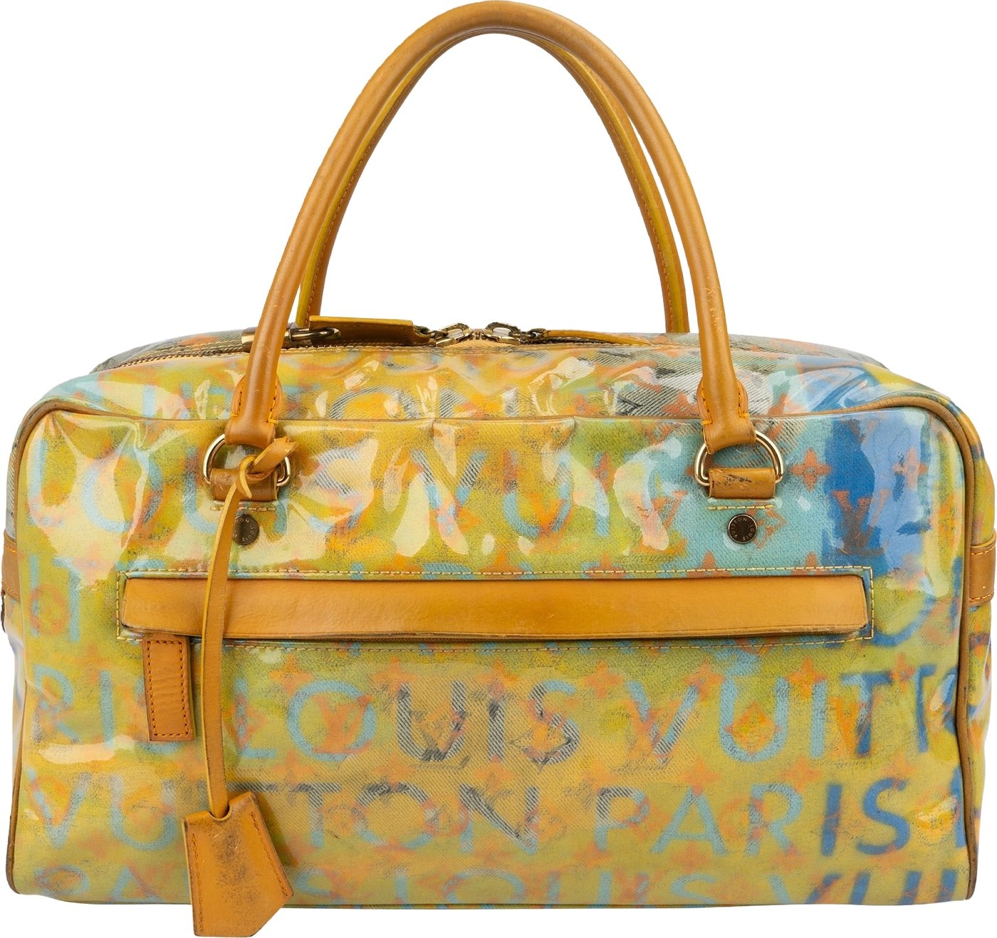 Louis Vuitton Limited Monogram Richard Prince Pulp Defile Weekender PM Handbag