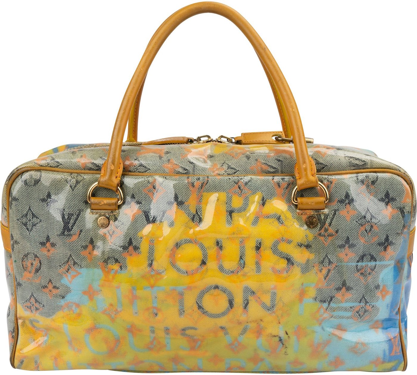 Louis Vuitton Limited Monogram Richard Prince Pulp Defile Weekender PM Handbag