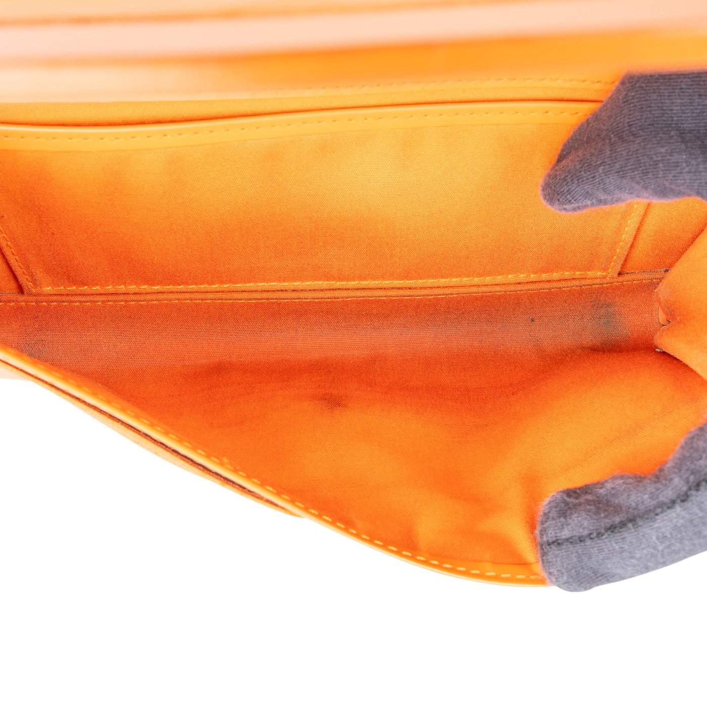 Louis Vuitton Orange Epi Leather Honfleur Pochette Shoulder Bag