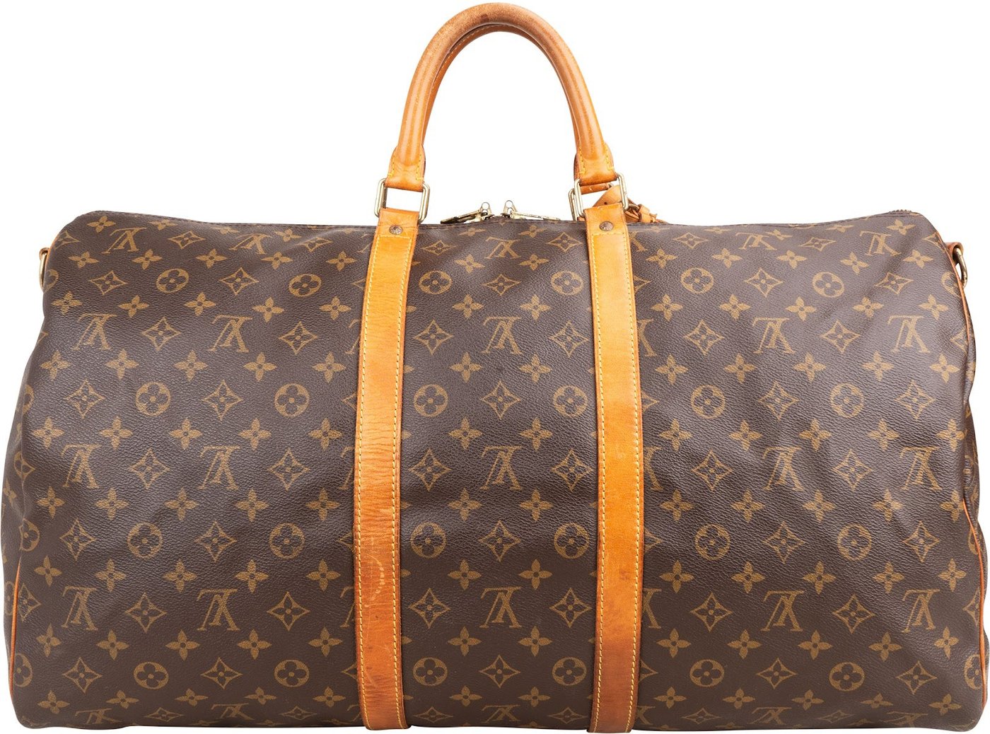 Louis Vuitton Monogram Canvas Keepall 55 Bandoulière Travel Bag