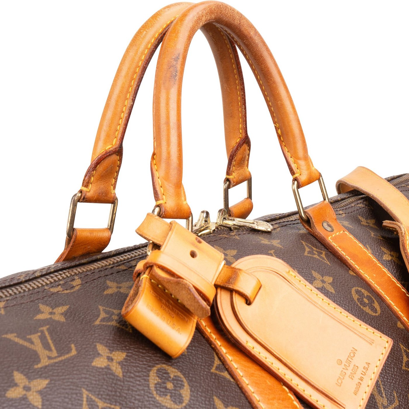Louis Vuitton Monogram Canvas Keepall 55 Bandoulière Travel Bag