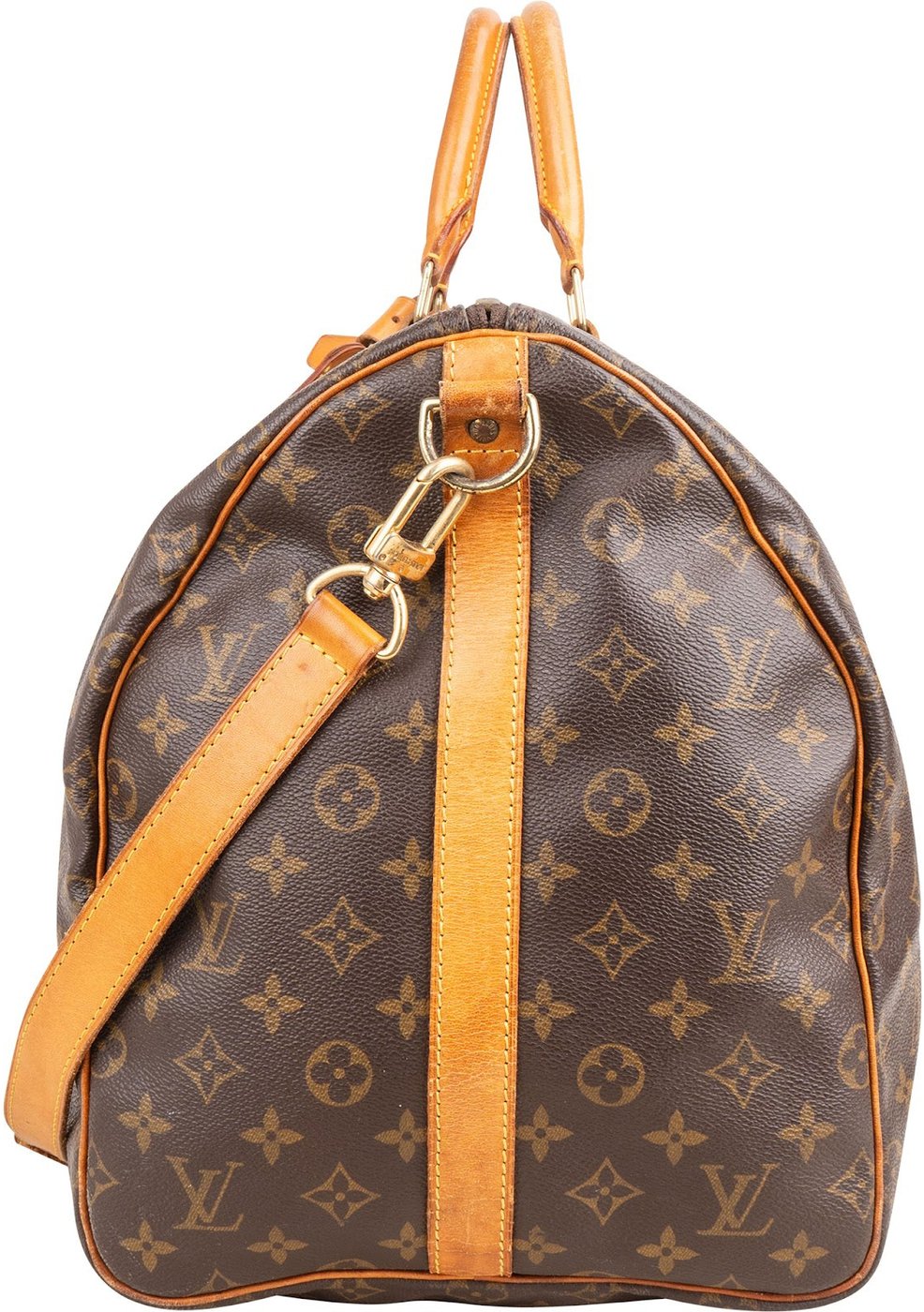 Louis Vuitton Monogram Canvas Keepall 55 Bandoulière Travel Bag