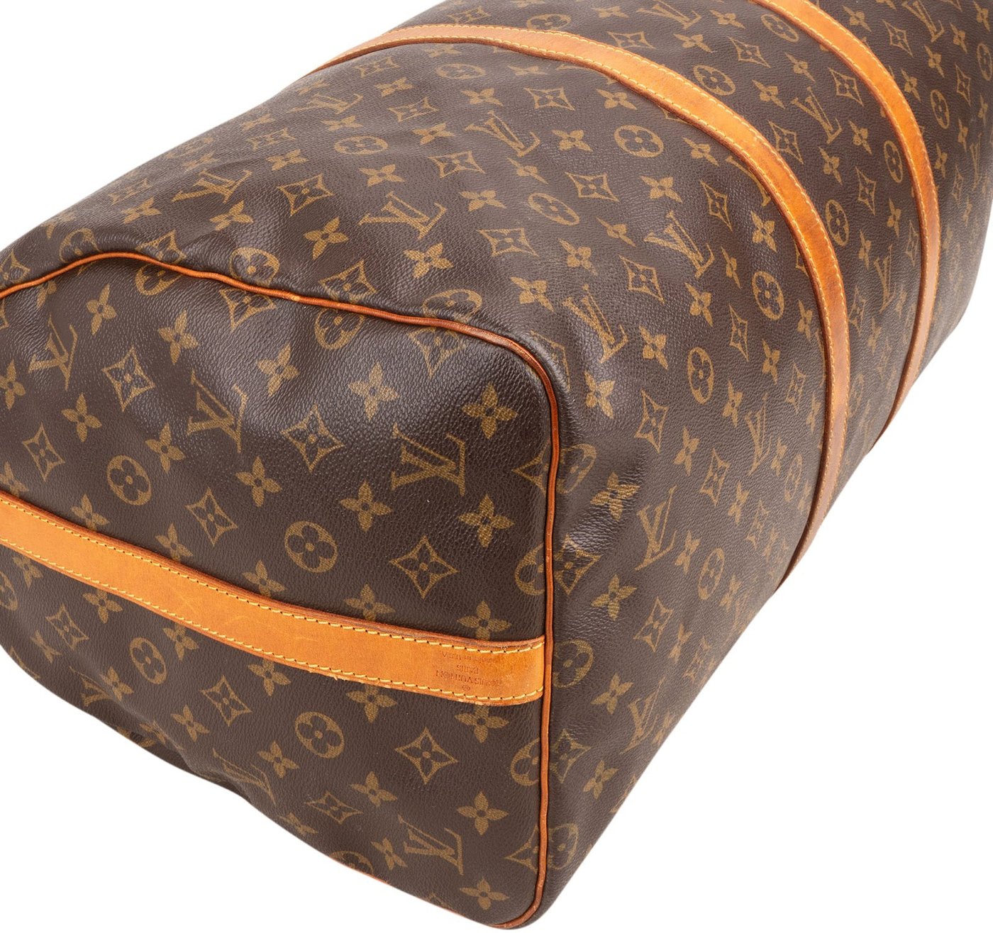 Louis Vuitton Monogram Canvas Keepall 55 Bandoulière Travel Bag