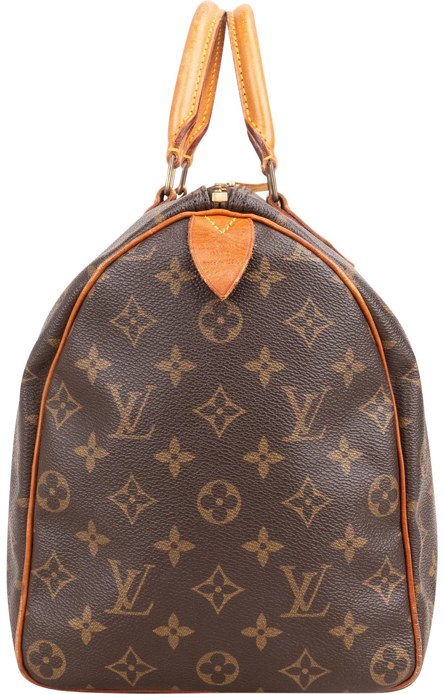Louis Vuitton Monogram Canvas Speedy 35 Handbag