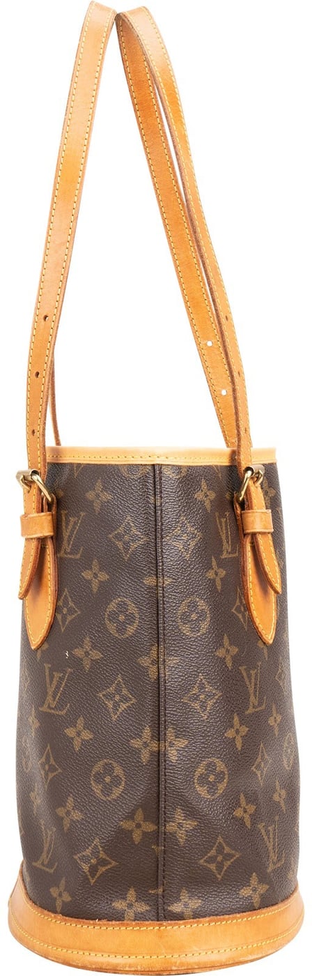 Louis Vuitton Monogram Canvas Bucket PM Shoulder Bag