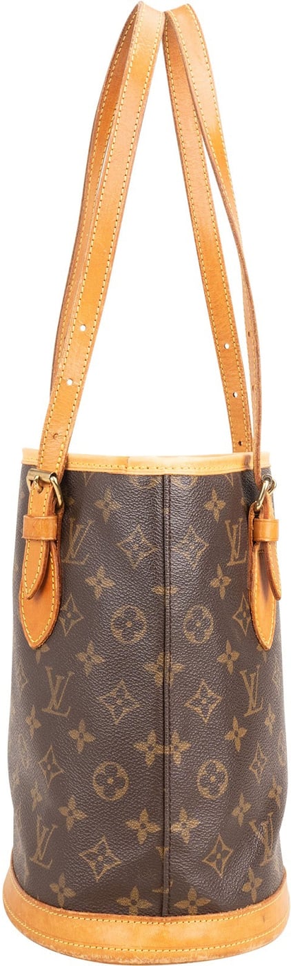 Louis Vuitton Monogram Canvas Bucket PM Shoulder Bag