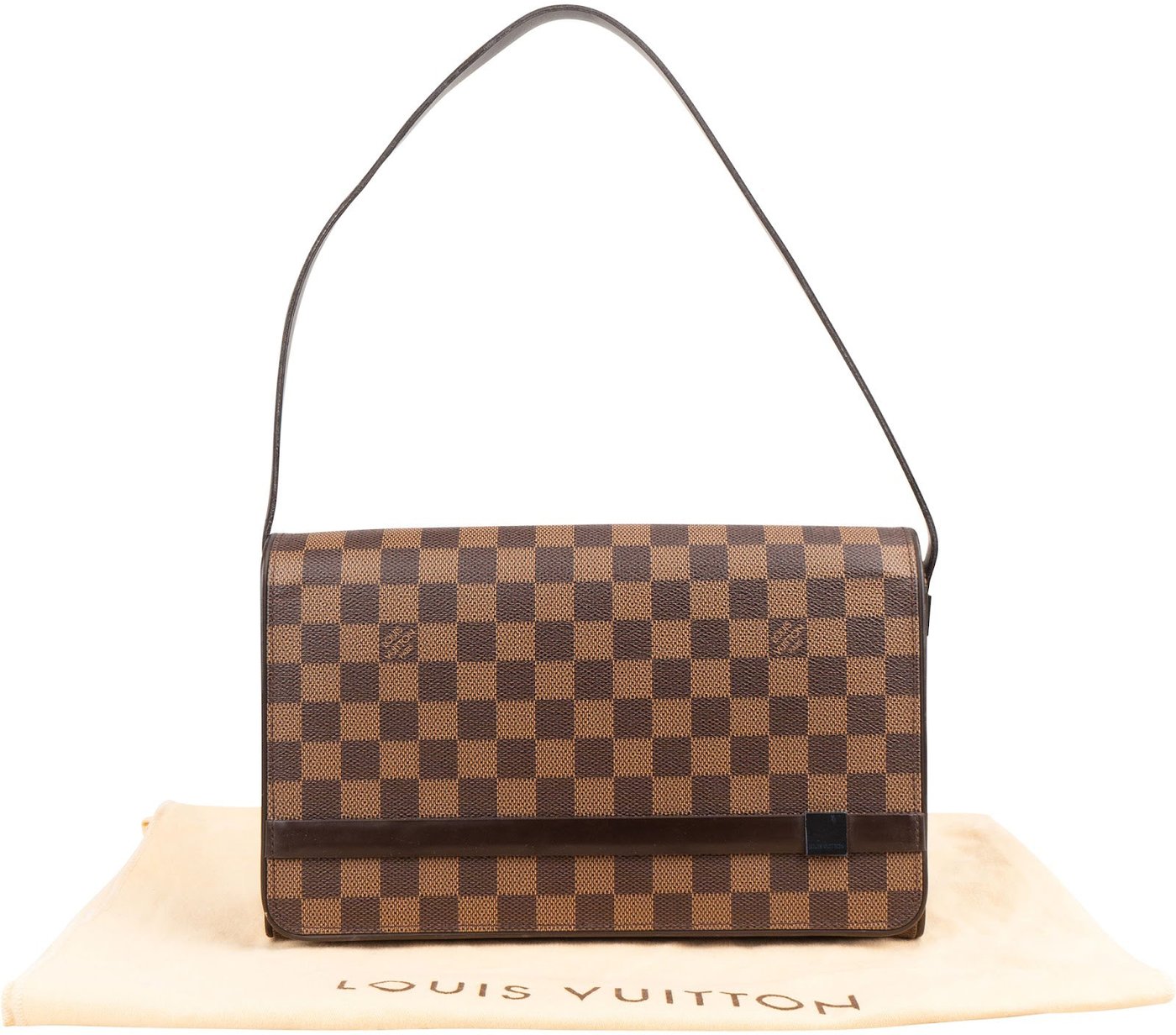 Louis Vuitton Monogram Damier Ebene Tribeca PM Shoulder Bag