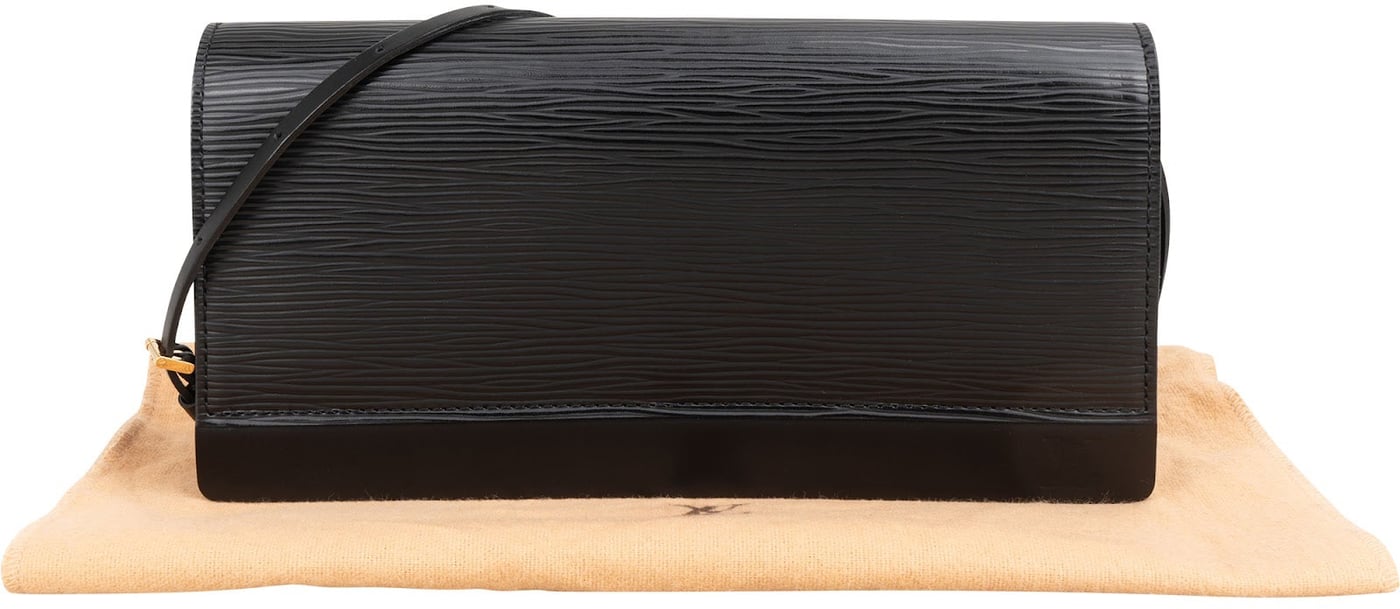 Louis Vuitton Noir Epi Leather Honfleur Pochette Shoulder Bag