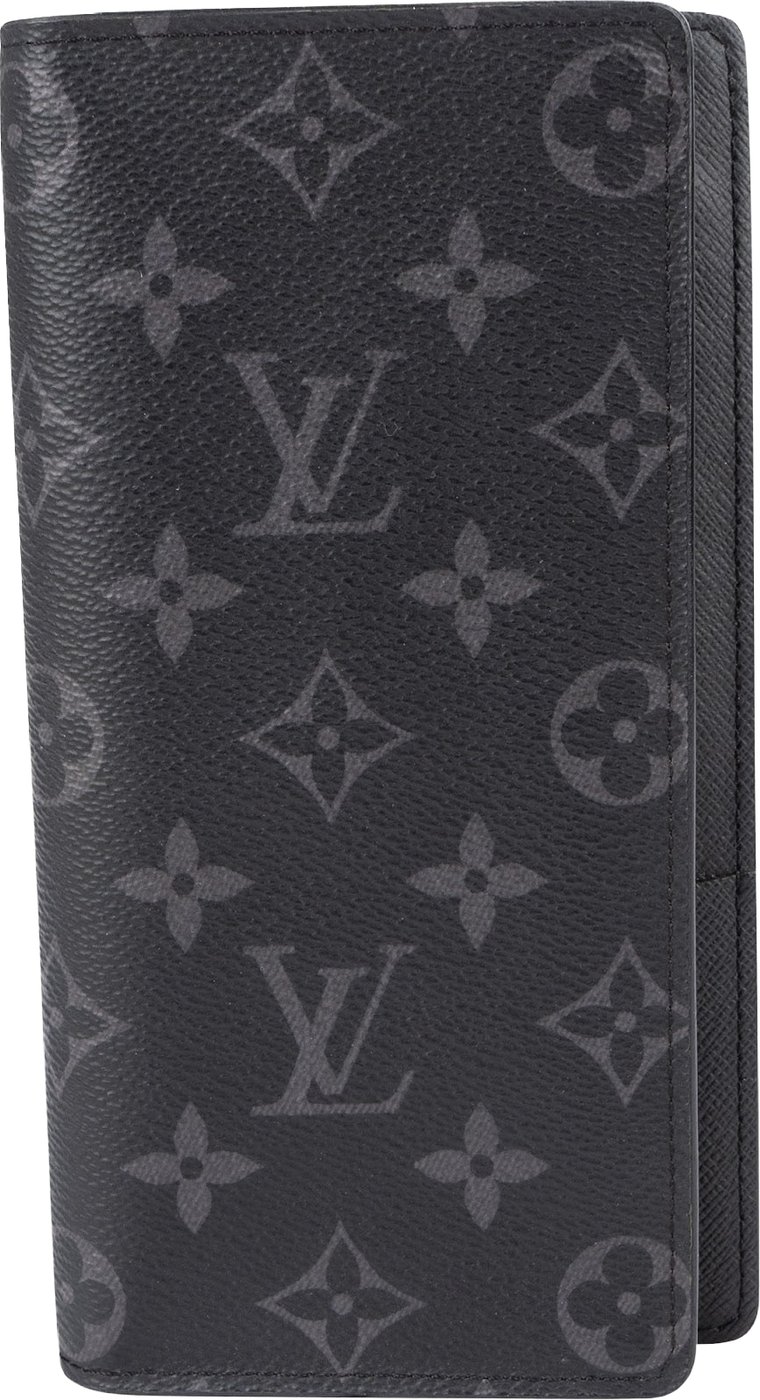 Louis Vuitton Monogram Eclipse Canvas Brazza Wallet