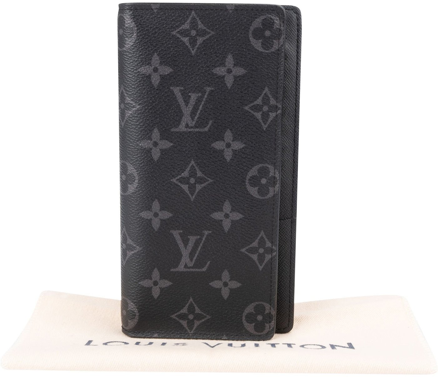 Louis Vuitton Monogram Eclipse Canvas Brazza Wallet