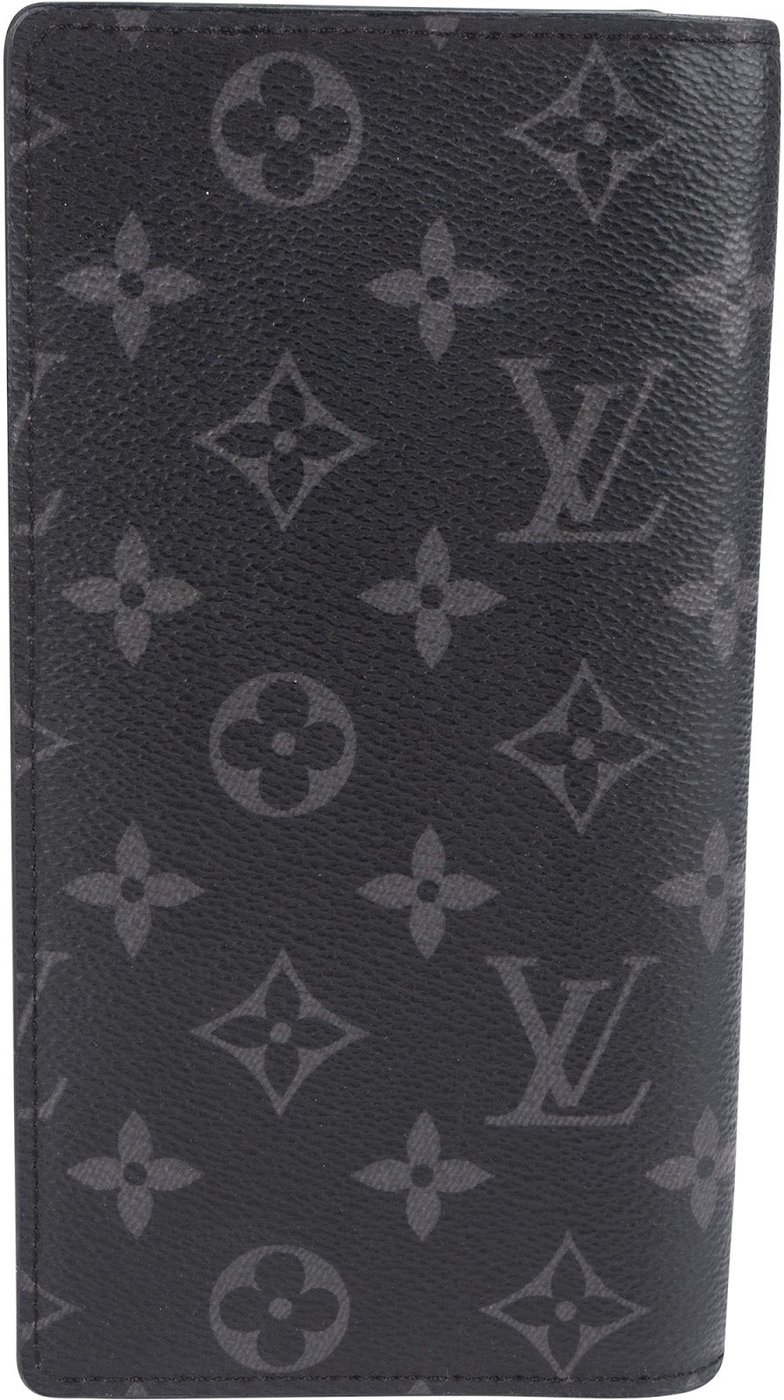 Louis Vuitton Monogram Eclipse Canvas Brazza Wallet