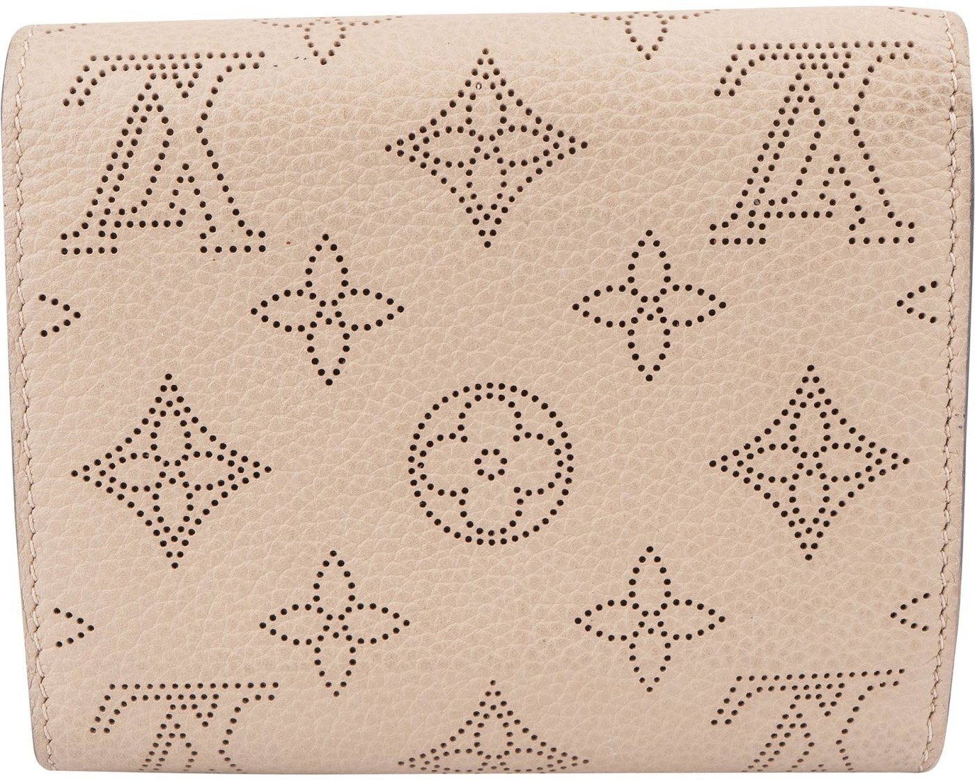 Louis Vuitton Canvas Monogram Mahina Leather Iris Compact Wallet