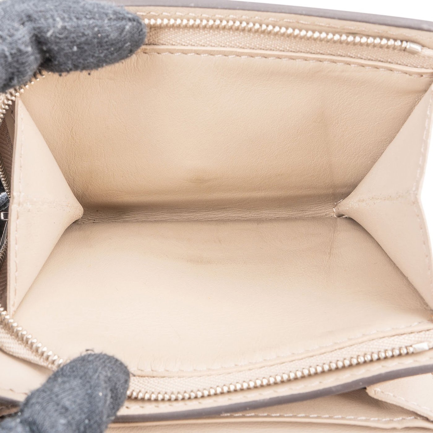 Louis Vuitton Canvas Monogram Mahina Leather Iris Compact Wallet