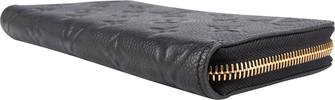 Louis Vuitton Leather Monogram Empreinte Zippy Wallet