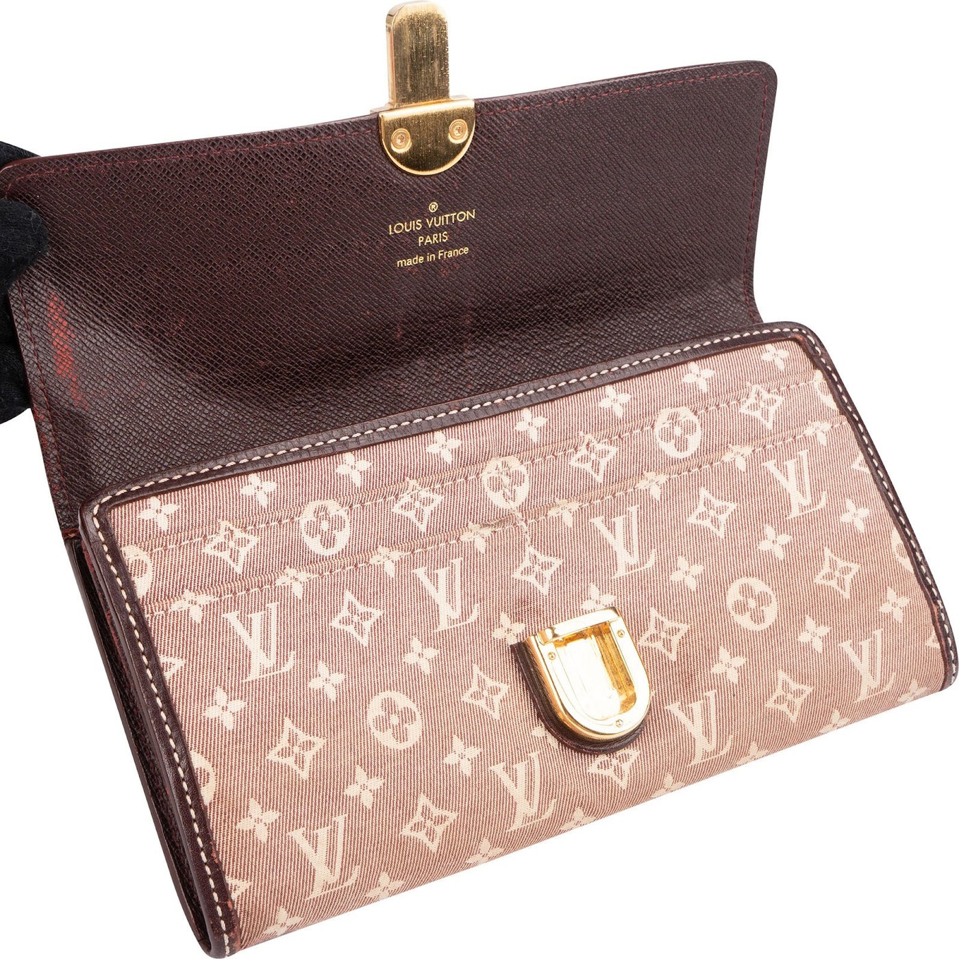 Louis Vuitton Monogram Mini Lin Sarah Wallet
