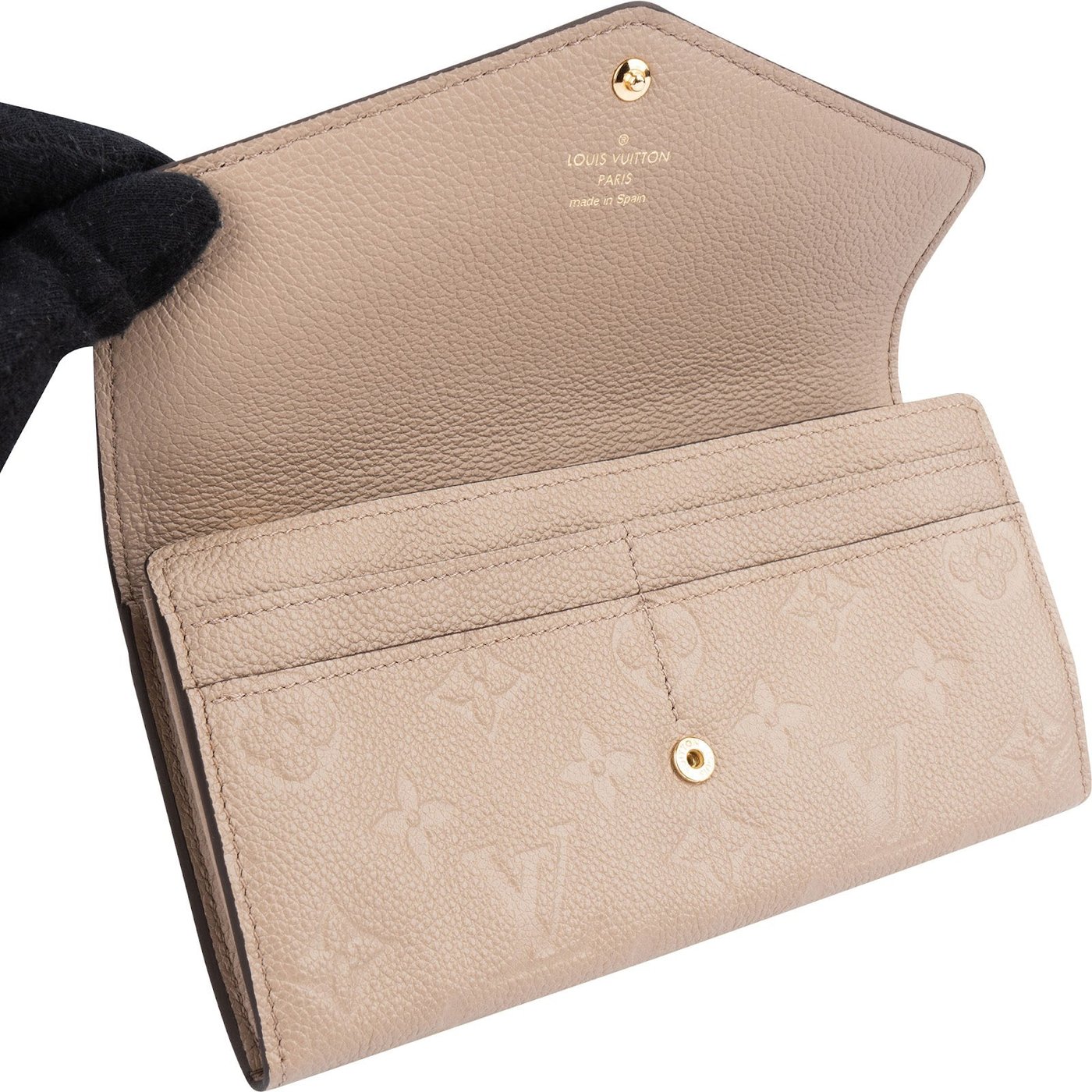 Louis Vuitton Monogram Empreinte NM Sarah Wallet