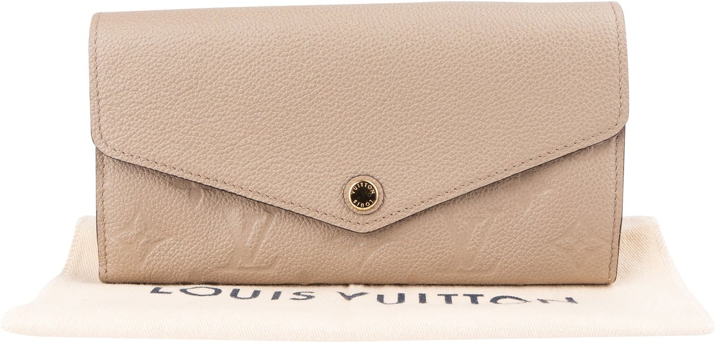 Louis Vuitton Monogram Empreinte NM Sarah Wallet