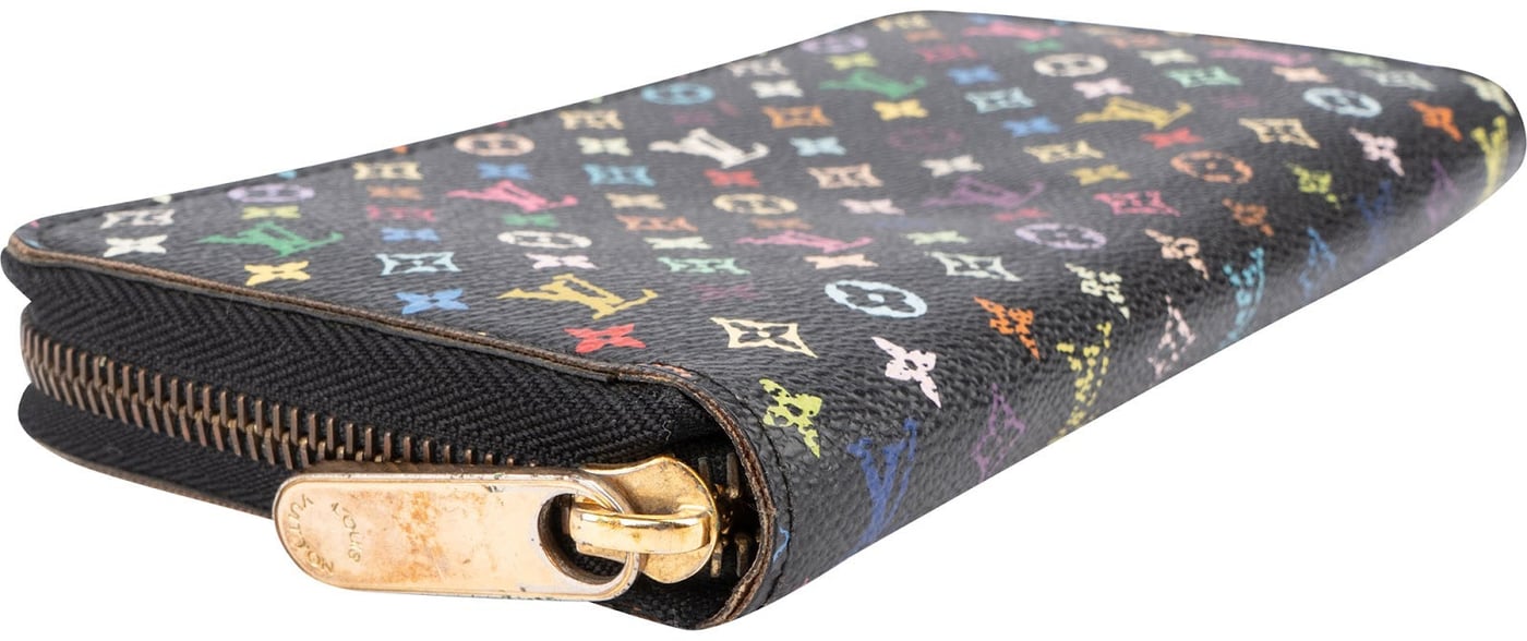 Louis Vuitton Canvas Monogram Multicolor Zippy Wallet