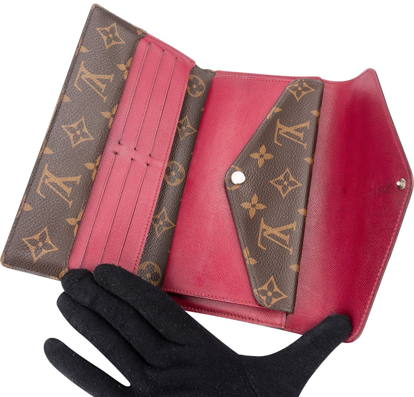 Louis Vuitton Monogram Canvas Epi Leather Marie-Lou Wallet