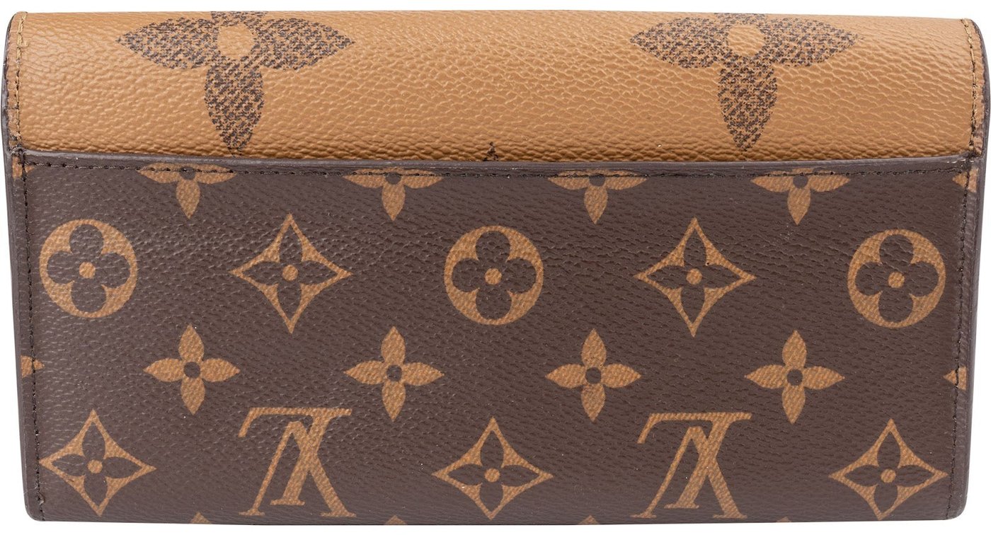 Louis Vuitton Canvas Monogram Giant Reverse Sarah Wallet