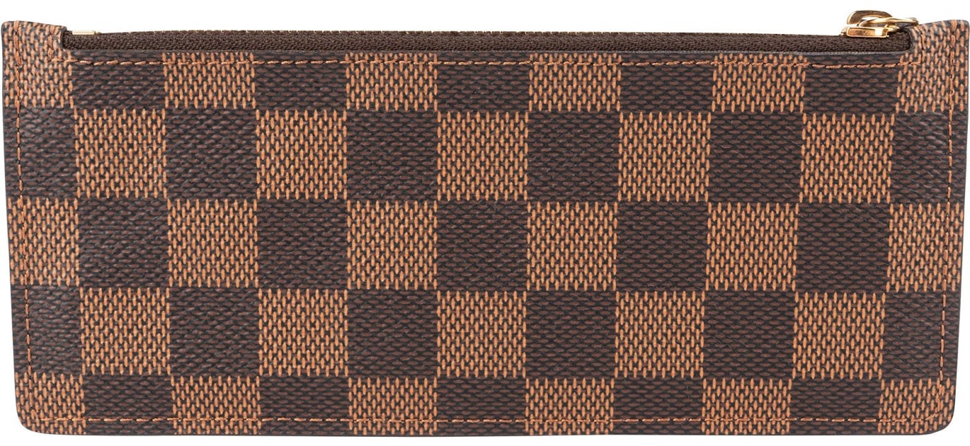 Louis Vuitton Monogram Damier Ebene Sarah Etui Stylo Wallet